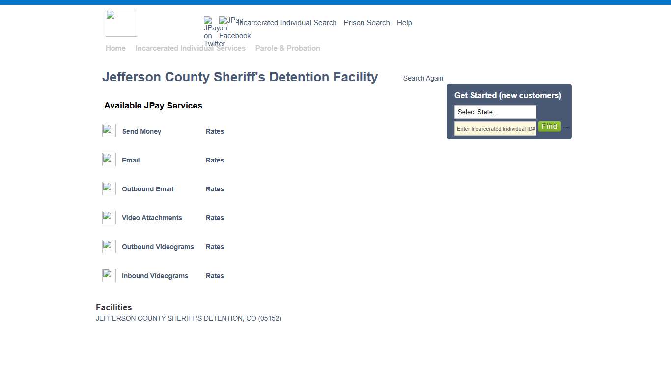 Jefferson County Sheriff's Detention Facility